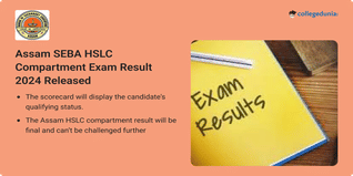 Assam SEBA HSLC Compartment Exam Result 2024 Released @sebaonline.org; Direct Link Here